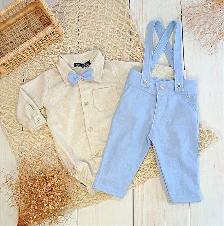 Look Pietro  azul serenity - Body natural