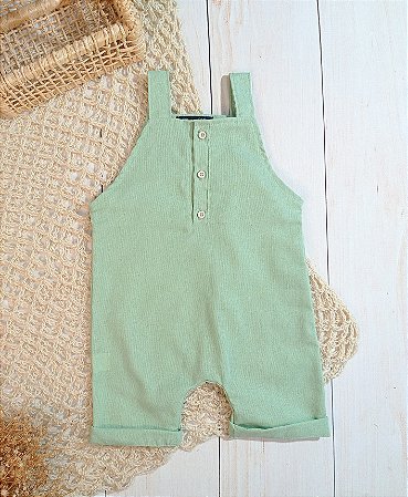 Jardineira Pierre - Verde menta