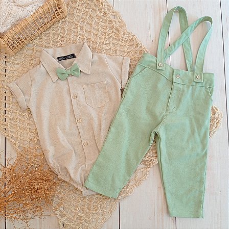 Look Oliver verde menta – Body natural