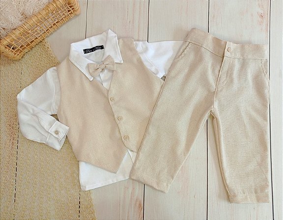 Look Vicente Natural - Camisa