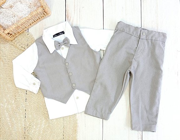 Look Vicente cinza - Camisa