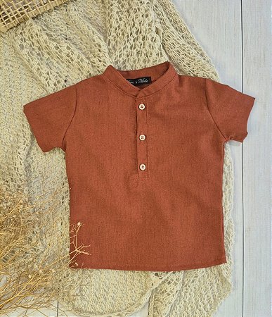 Camisa Rafa - Terracota