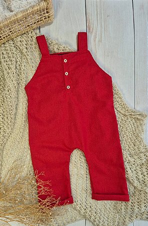 Jardineira Pierre - Vermelha