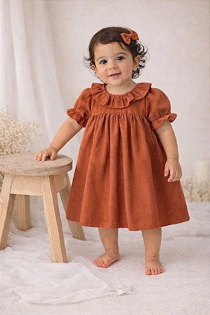 Vestido Julieta - Terracota