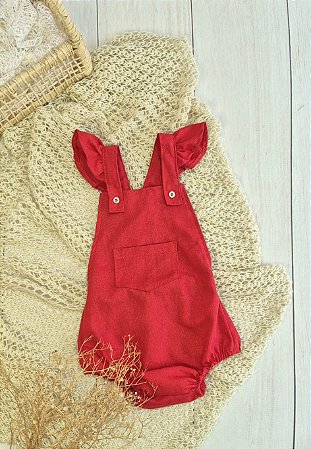 Romper Sophia - Vermelho