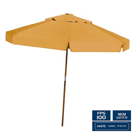 Ombrelone Redondo Ø 2,40m com abas – Laranja – BTF