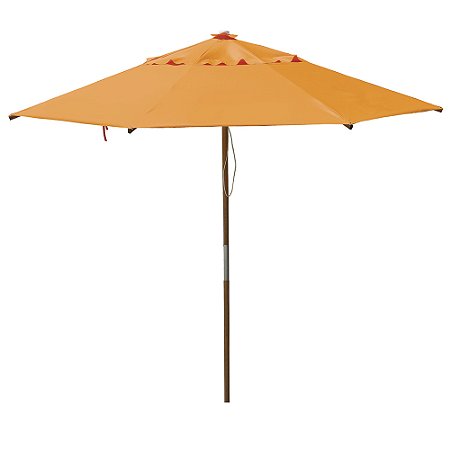 Ombrelone Redondo BTF Ø 3,00 m - sem Abas - Laranja