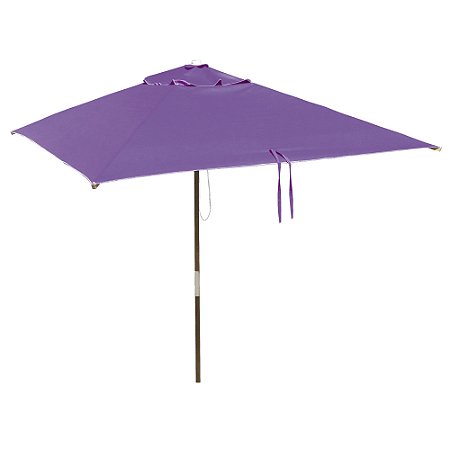 Ombrelone Quadrado BTF 1,65 m - sem Abas - ROXO