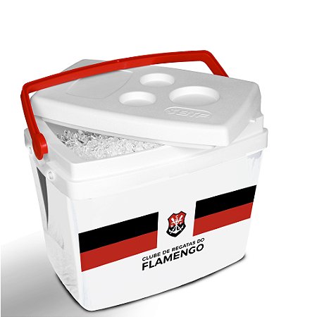 CAIXA TERMICA REMO Branca 34L - Flamengo