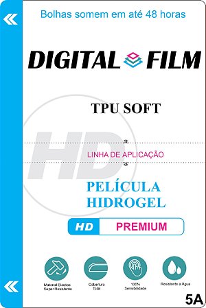 5A - Película PREMIUM Transparente Hidrogel TPU Soft para Máquinas de Corte