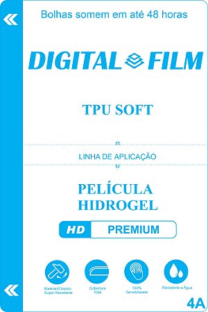 4A - 50 Películas PREMIUM HD transparente Hidrogel TPU Soft para Máquinas de Corte