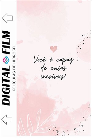 Película Skin traseira personalizada Pack com 5 Unidades - 181