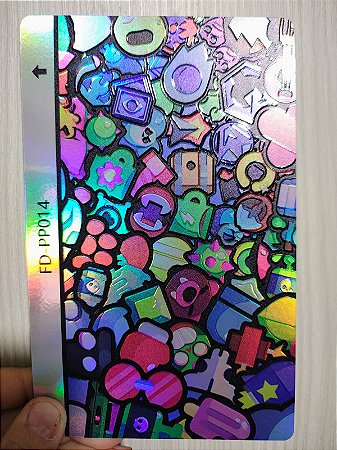 Película Skin Holográfica 3D traseira FD-PP014