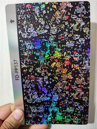 Película Skin Holográfica 3D traseira FD-PP137