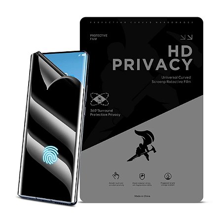 4A - Película PRIVACIDADE HD Hidrogel TPU Soft para Máquinas de Corte