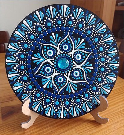 Mandala Olho Grego 20 cm