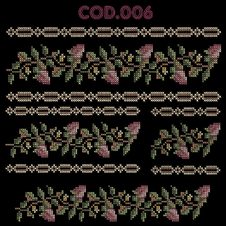 PONTO CRUZ PARA BORDADEIRA - RF006