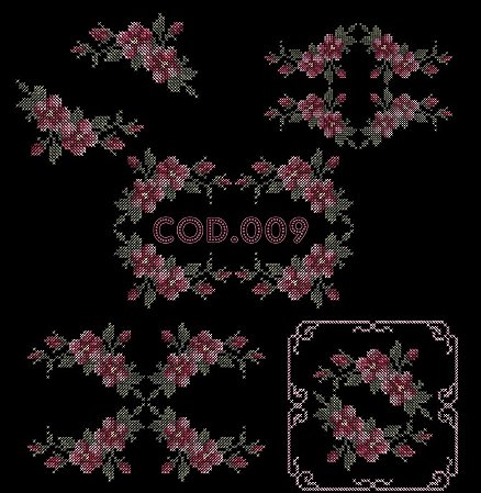 PONTO CRUZ PARA BORDADEIRA - RF009