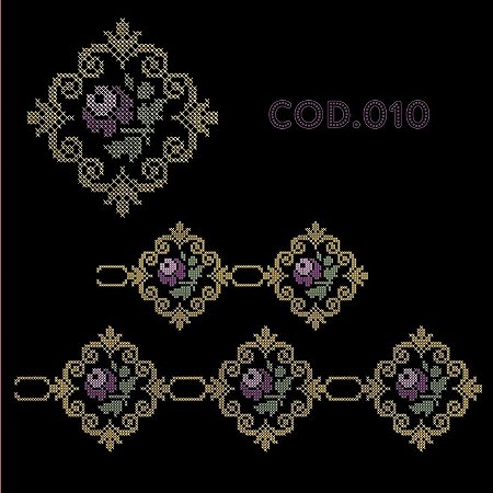 PONTO CRUZ PARA BORDADEIRA - RF010