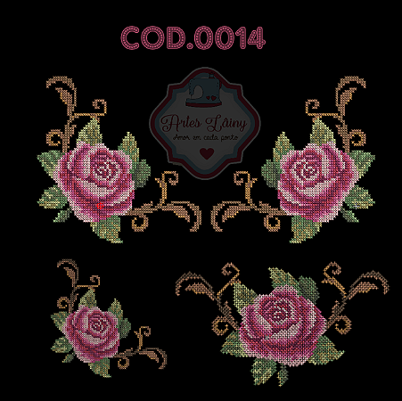 PONTO CRUZ PARA BORDADEIRA - RF014