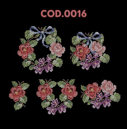 PONTO CRUZ PARA BORDADEIRA - RF016