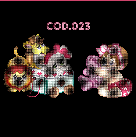 PONTO CRUZ PARA BORDADEIRA - RF023