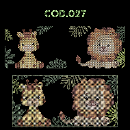 PONTO CRUZ PARA BORDADEIRA - RF027