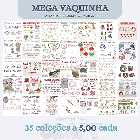 KIT COLEÇOES ARMARINHO