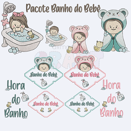 PACOTE BANHO DO BEBÊ