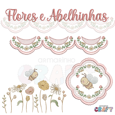 COLEÇÃO FLORES E ABELHINHAS