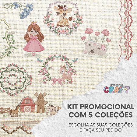 KIT PROMOCIONAL DE MATRIZES (5 COLEÇOES) A SUA ESCOLHA