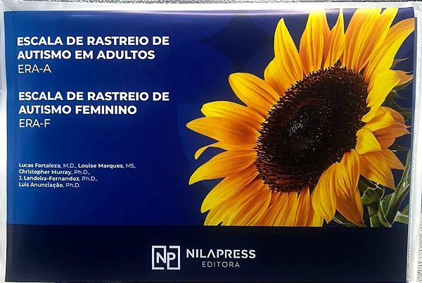 ESCALA DE RASTREIO DE AUTISMO  - ADULTOS (ERA-A) e FEMININO (ERA-F) - ***ATENÇÃO: KIT NA PASTA PLÁSTICA - SEM CAIXA TRADICIONAL - MESMO CONTEÚDO - APENAS 43 UNIDADES *