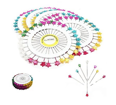 ALFINETE ESTRELA - 5.5 CM - DISCO C/36 ALFINETES