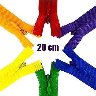 ZIPER INVISÍVEL - 20CM - Nº3 - PCT C/100 UNID.