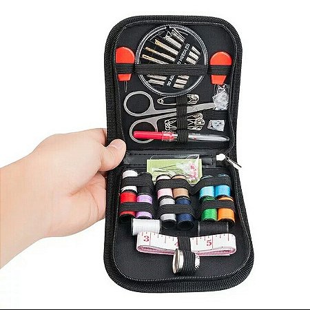 KIT DE COSTURA PARA VIAJEM - CONTÉM 10 PEÇAS