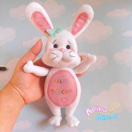 Coelhinha feliz Páscoa