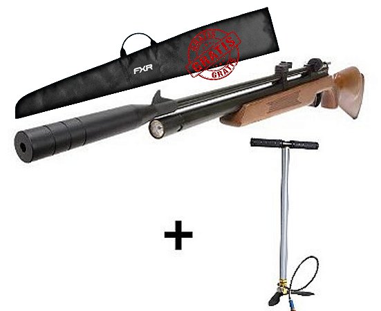 Carabina de Pressão PCP Artemis/FXR PR900 W G2 5.5mm + Bomba FXR Inox 300bar + Capa de Brinde