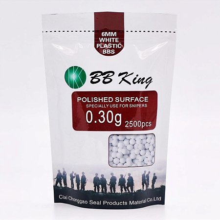 BB'S Airsoft 0.30g BB King 2500pçs 6mm