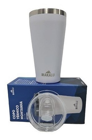 Copo Térmico Makalu 420 ml cor Branco