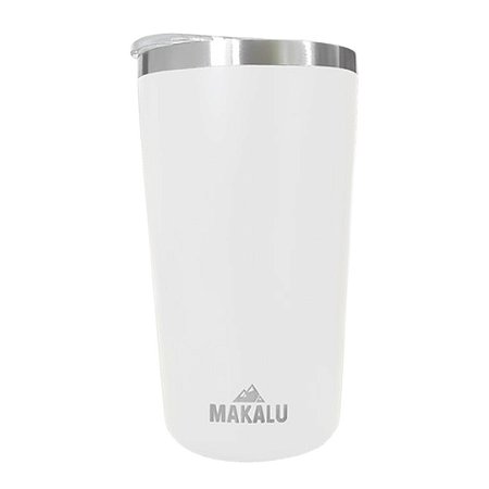 Copo Térmico Makalu Aventura 420 ml cor Branco