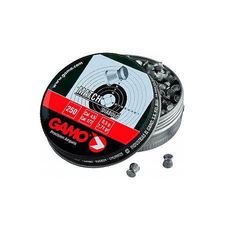 Chumbinho Gamo Match Diabolo  7,56gr c/250 und. Calibre 4.5mm
