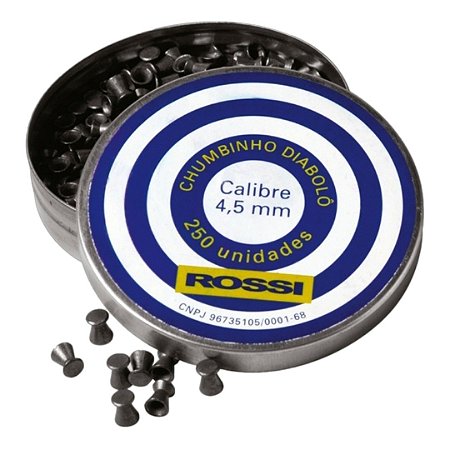 Chumbinho Rossi Diabolo 4.5mm 250 unidades