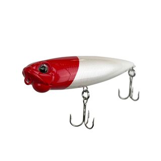 Isca Artificial de Superfície Pesca Brasil Dali 14,5g e 100mm Vermelho e Branco