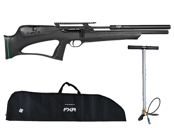 Carabina de Pressão PCP Artemis/FXR T-REX Bullpup G2 5.5mm + Bomba FXR 300bar Inox + Capa de Brinde