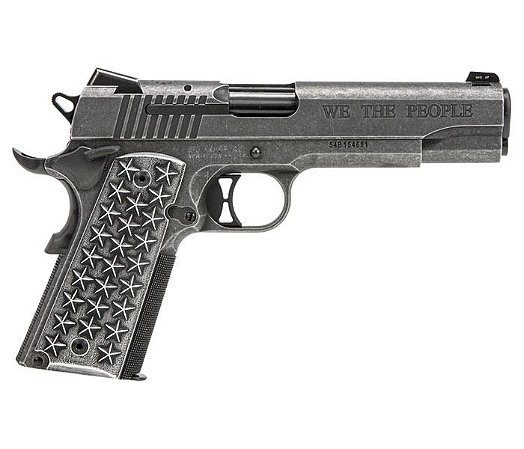 Pistola de Pressão CO2 Sig Sauer We The People 1911 Blowback 4.5mm + 6 Cápsulas + 40 Alvos
