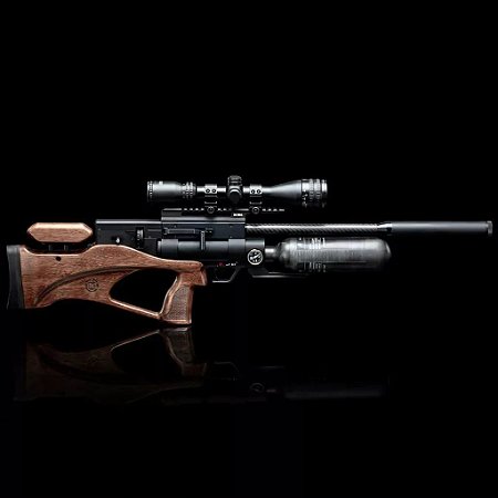 Carabina de Pressão PCP Kalibrgun Cricket II Tactical CRBT 45 Wood 5.5mm