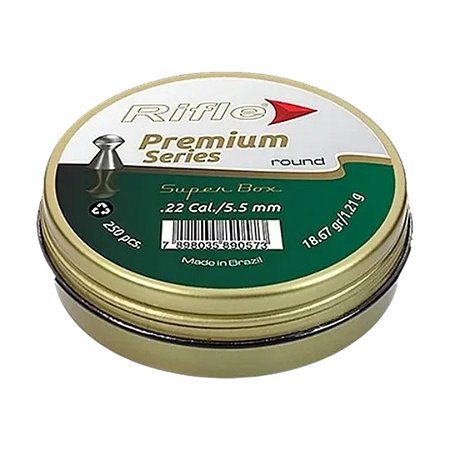 Chumbinho Rifle Round SB 5.5mm com 250 unidades