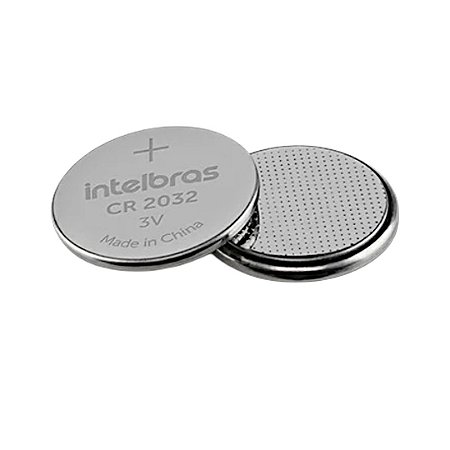 Pilha - Bateria de Lítio 3V Botão CR2032 Intelbrás a unidade
