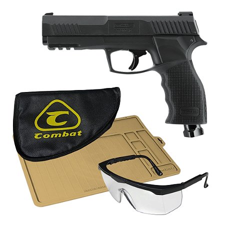 Pistola de Pressão CO2 Umarex T4E TP 50 Gen 2 BLK Calibre .50 - COMBO