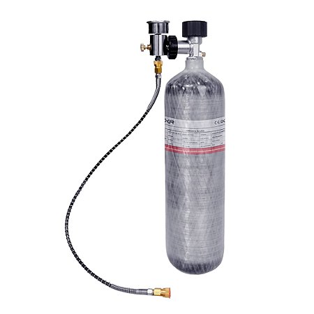 Cilindro Scuba FXR 3 Litros 300Bar Fibra de Carbono Completo